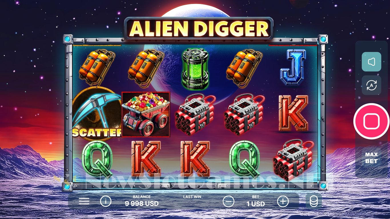 Alien Digger Slot Slot Image in Demo - pic. 2