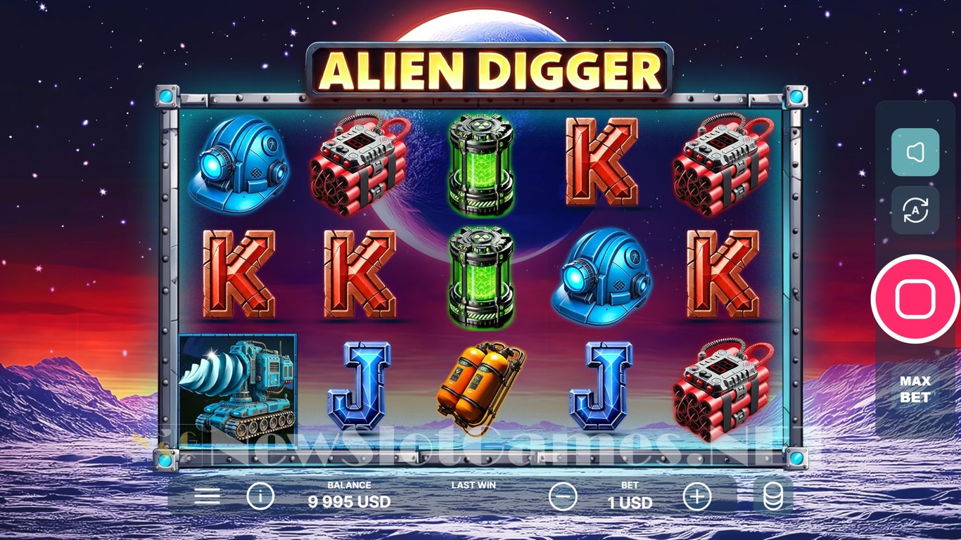 Alien Digger Slot Slot Image in Demo - pic. 4