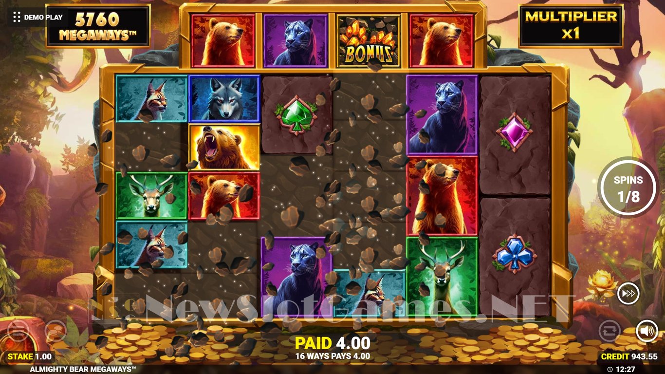 Almighty Bear Megaways Slot Slot Image in Demo - pic. 9