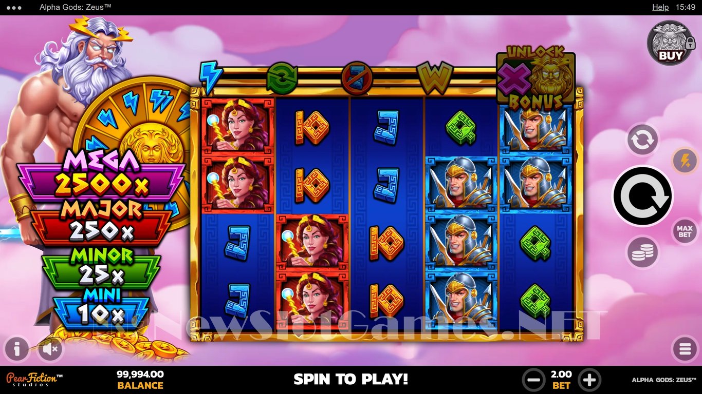 Alpha Gods Zeus Slot Demo Image