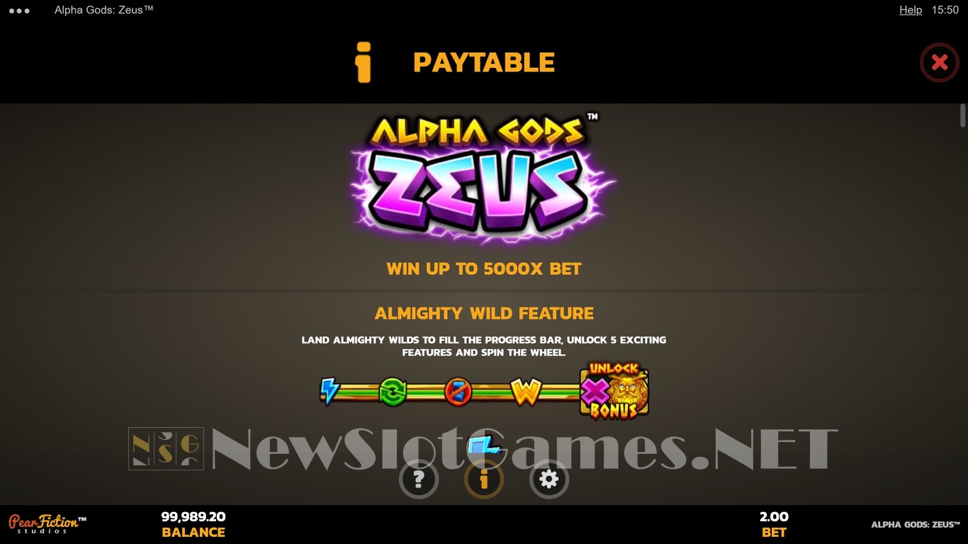 Alpha Gods Zeus Slot Slot Image in Demo - pic. 5