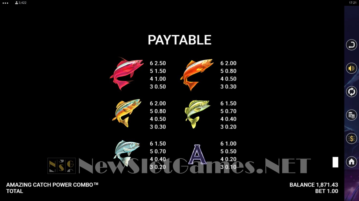 Amazing Catch Power Combo Slot Slot Image in Demo - pic. 10