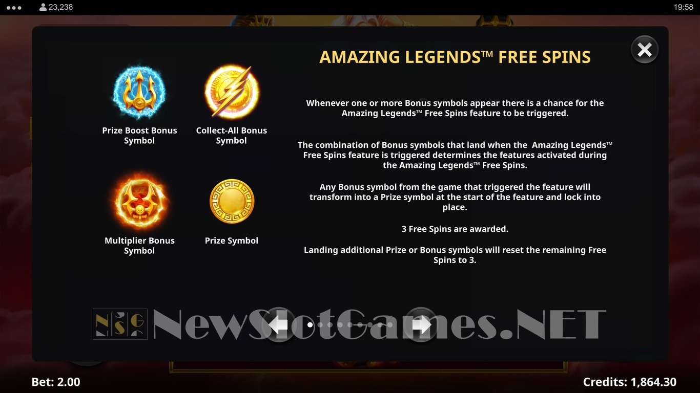 Amazing Legends Slot Slot Image in Demo - pic. 9