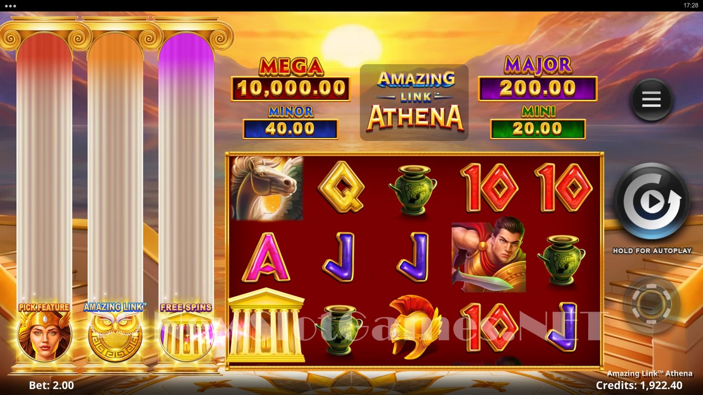 Amazing Link Athena Slot Demo Image