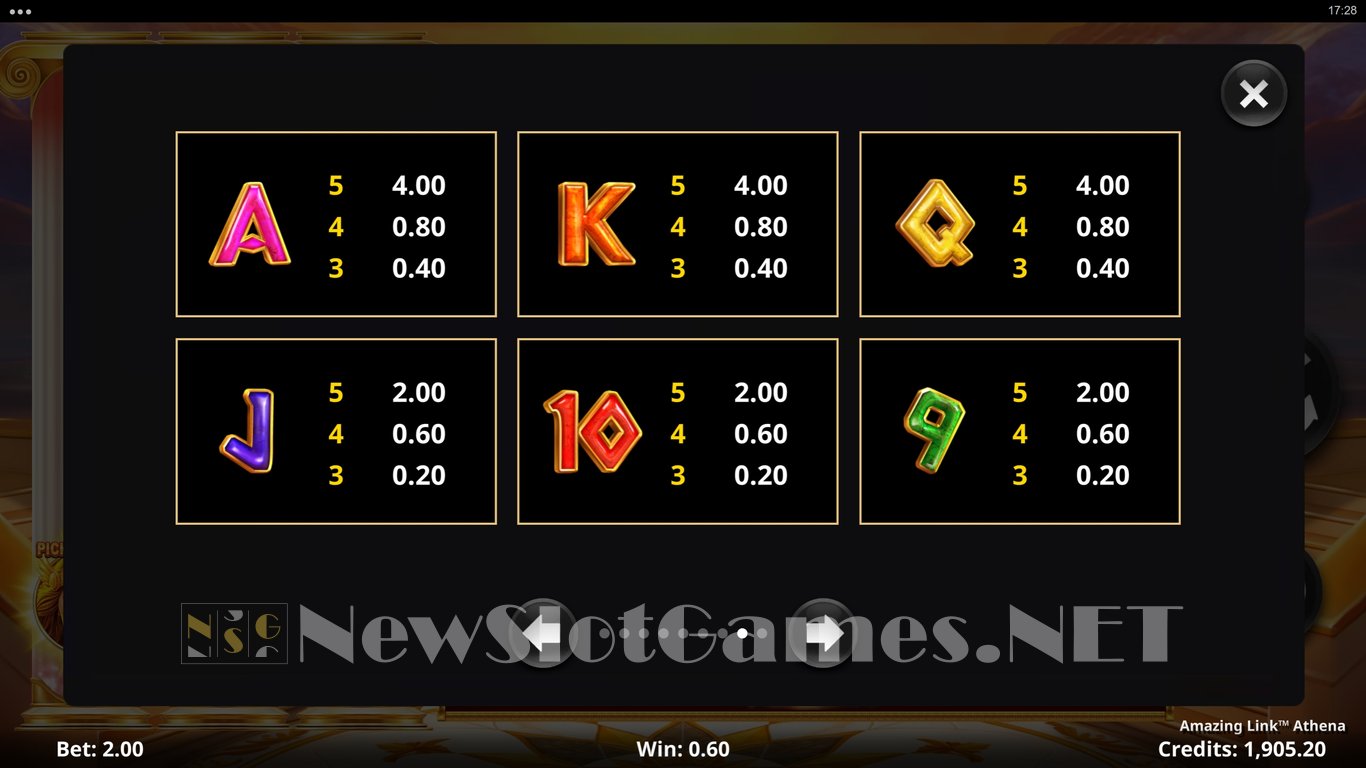 Amazing Link Athena Slot Slot Image in Demo - pic. 10