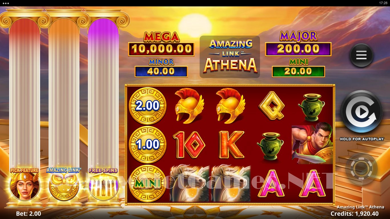 Amazing Link Athena Slot Slot Image in Demo - pic. 2