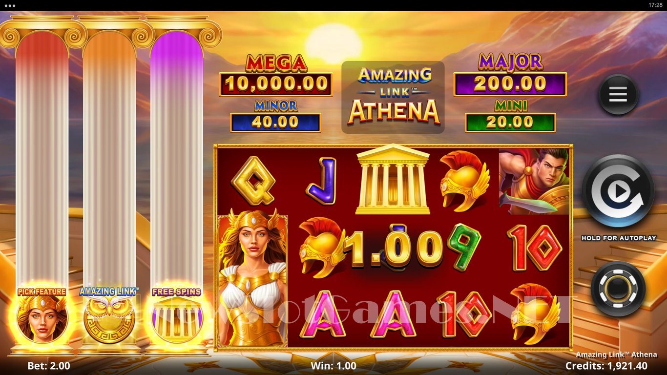 Amazing Link Athena Slot Slot Image in Demo - pic. 3