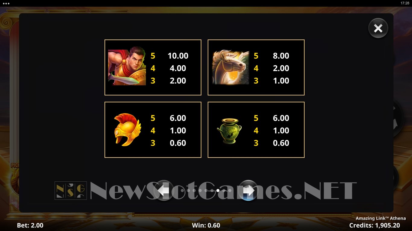 Amazing Link Athena Slot Slot Image in Demo - pic. 9