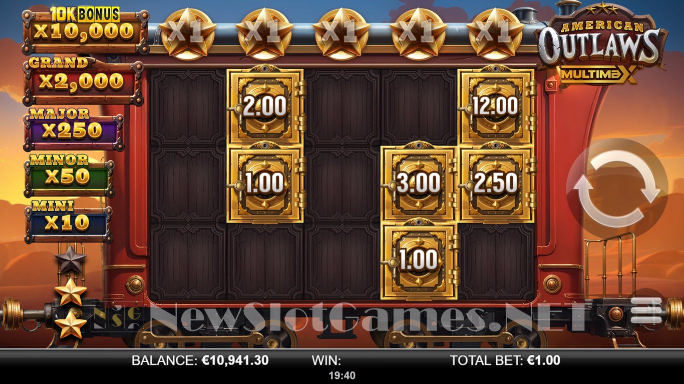 American Outlaws MultiMax Slot Slot Image in Demo - pic. 12