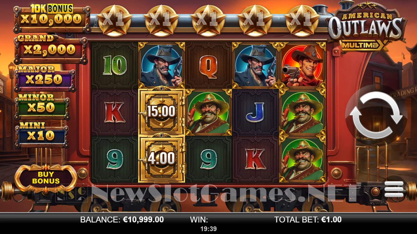 American Outlaws MultiMax Slot Slot Image in Demo - pic. 2