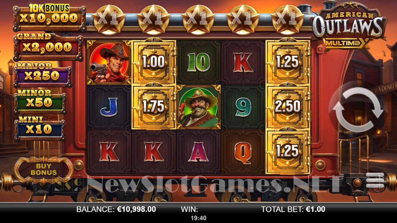 American Outlaws MultiMax Slot Slot Image in Demo - pic. 3