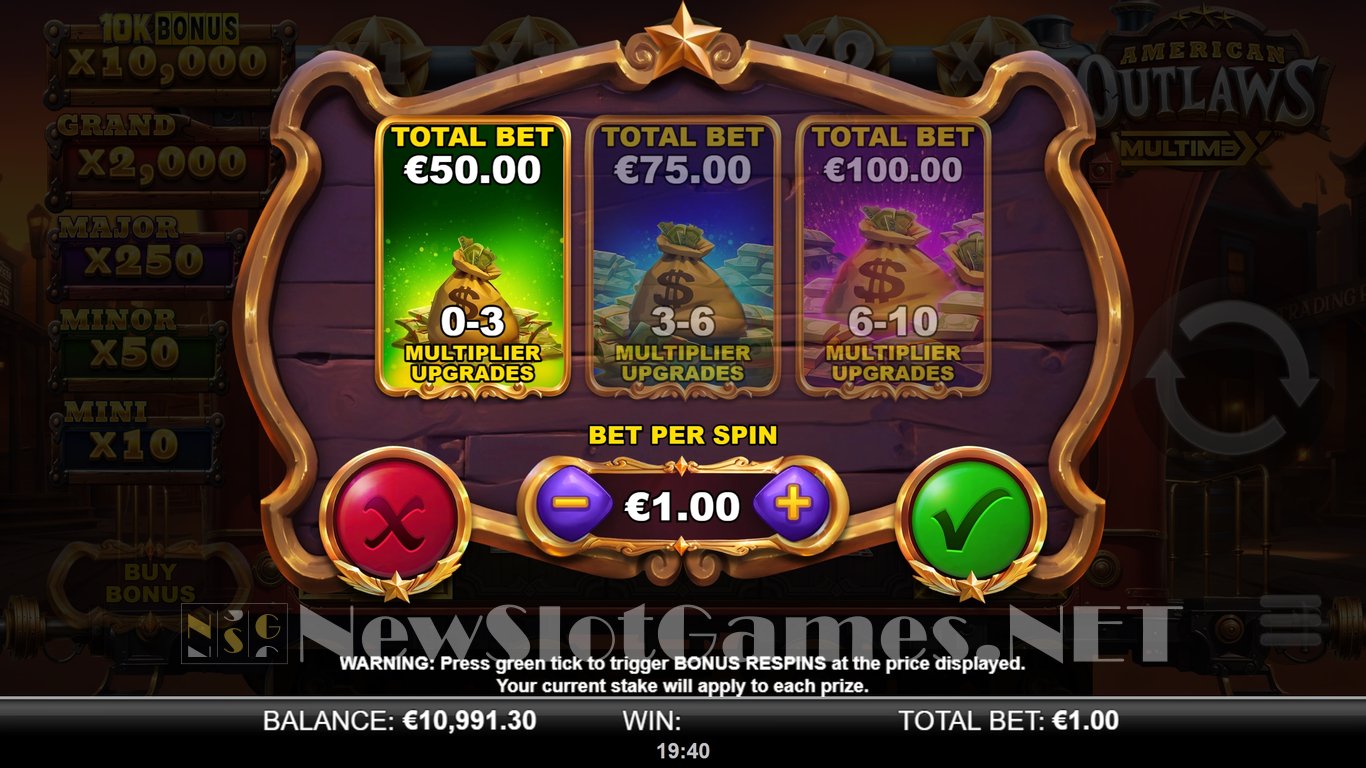 American Outlaws MultiMax Slot Slot Image in Demo - pic. 9