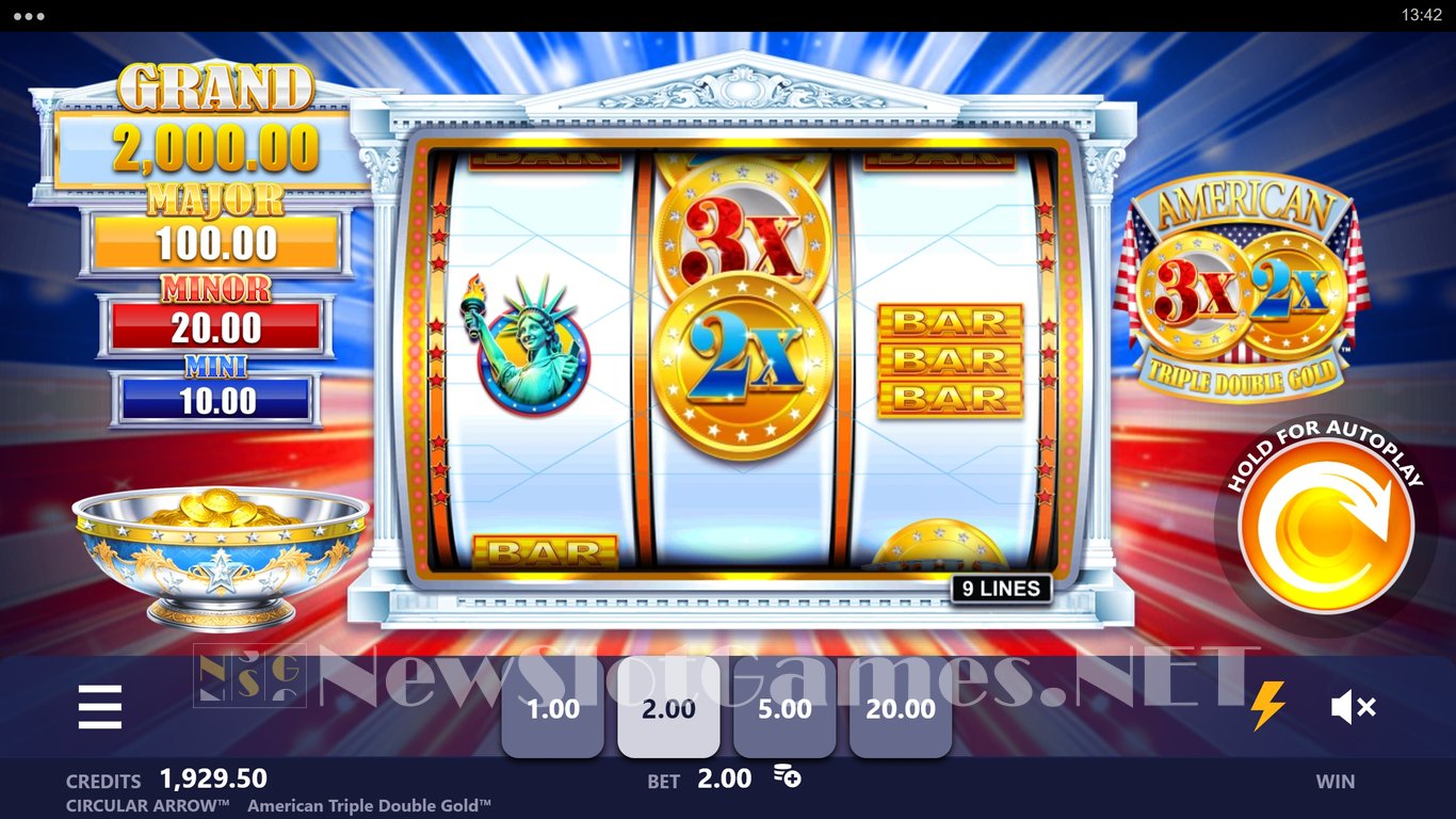 American Triple Double Gold Slot Slot Image in Demo - pic. 2