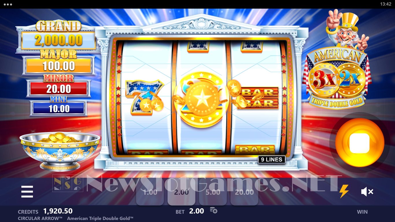 American Triple Double Gold Slot Slot Image in Demo - pic. 3