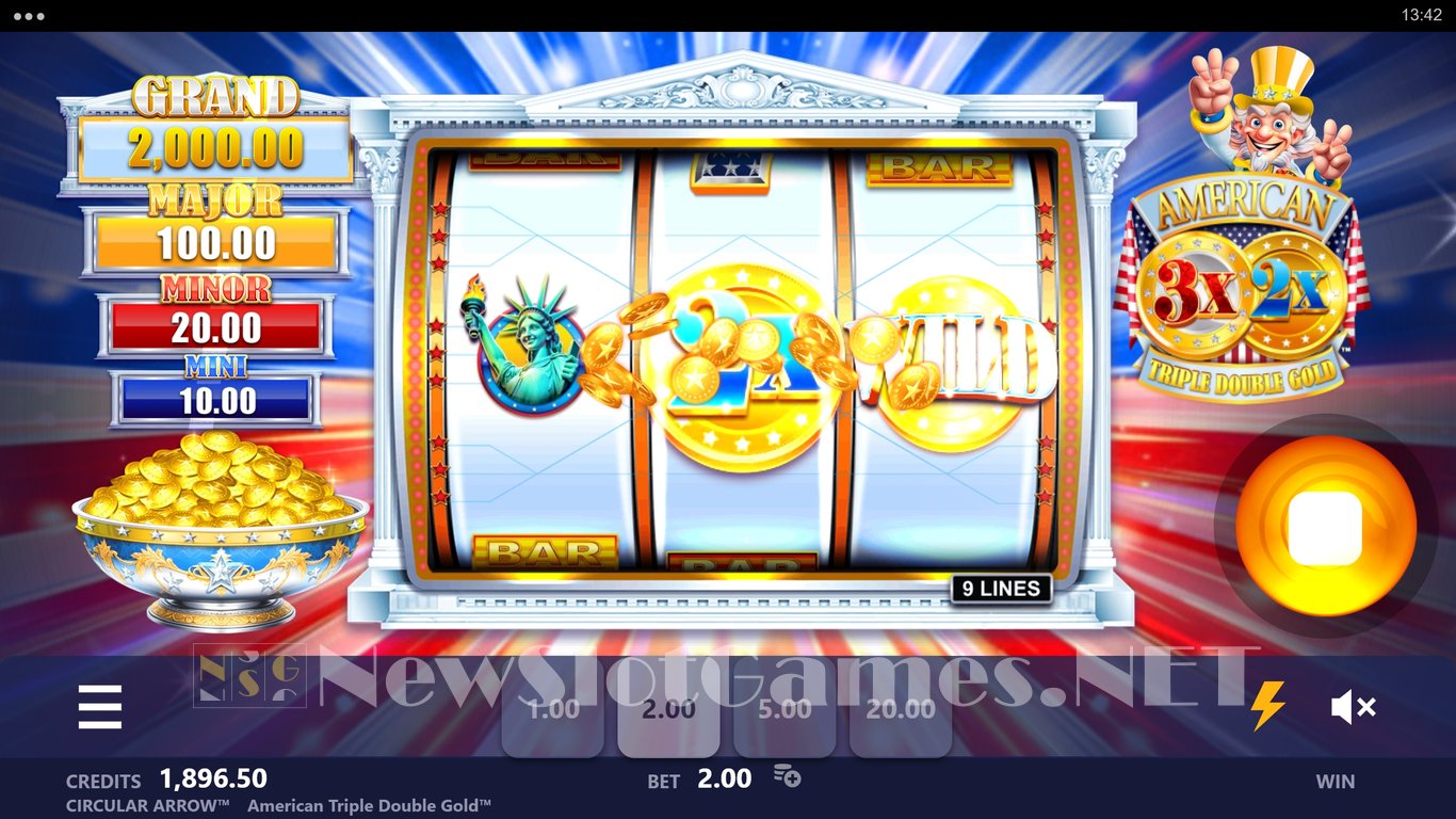 American Triple Double Gold Slot Slot Image in Demo - pic. 4