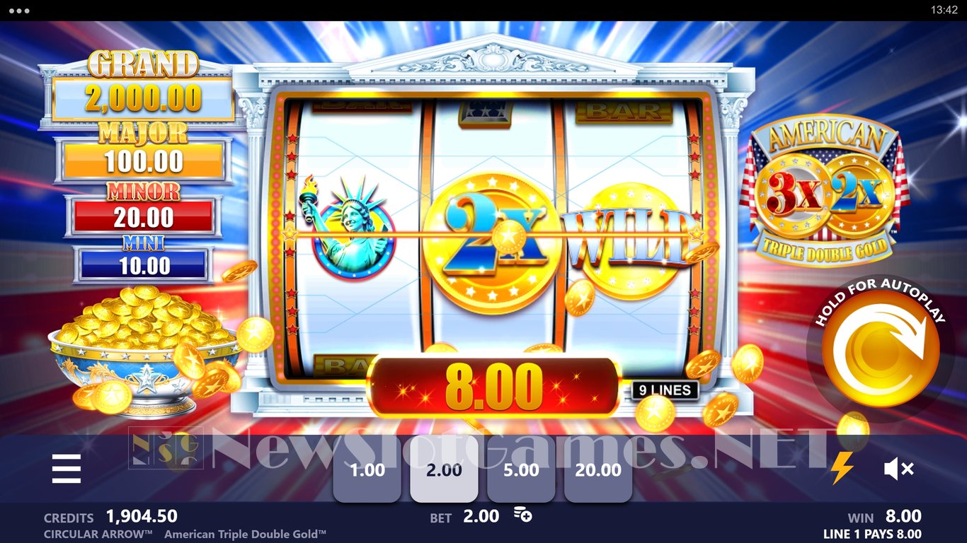 American Triple Double Gold Slot Slot Image in Demo - pic. 5
