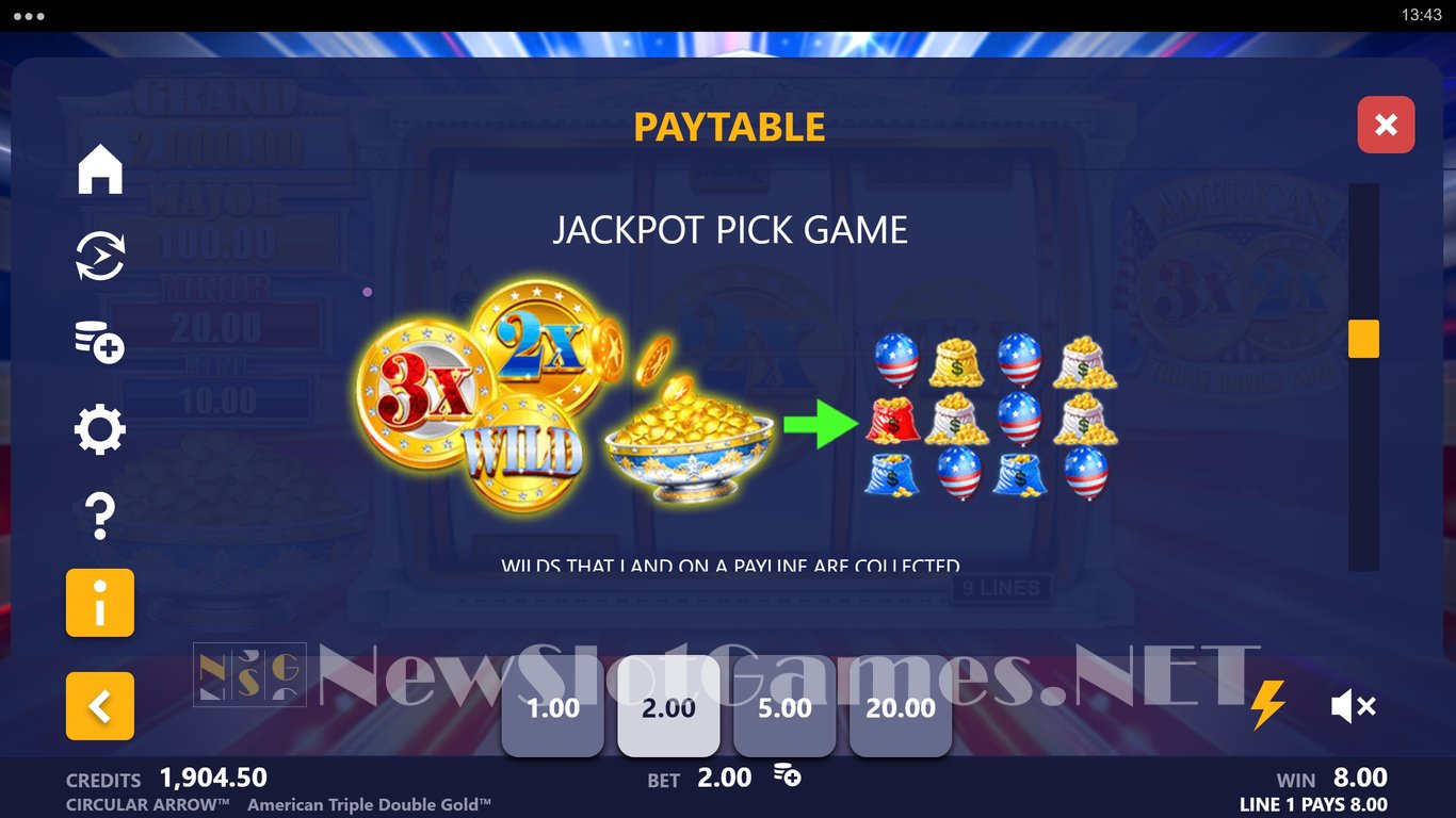 American Triple Double Gold Slot Slot Image in Demo - pic. 6