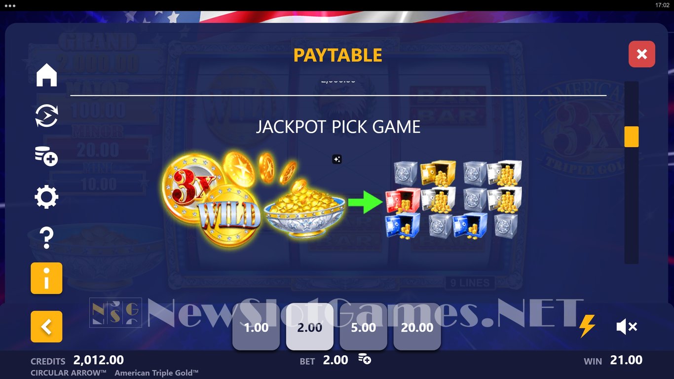 American Triple Gold Slot Slot Image in Demo - pic. 8