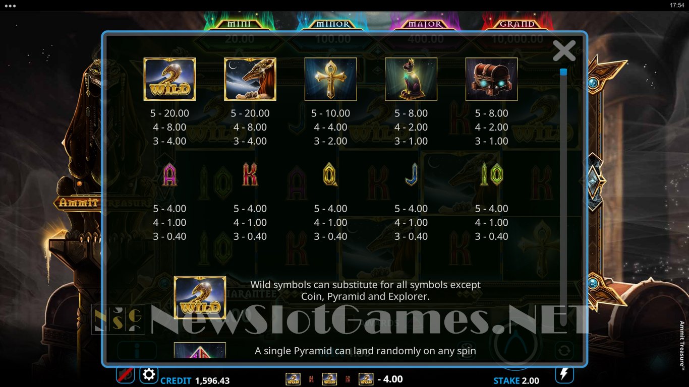 Ammit Treasure Slot Slot Image in Demo - pic. 9