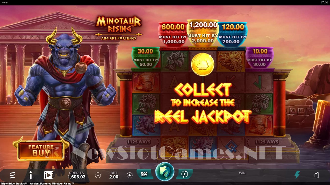 Ancient Fortunes Minotaur Rising Slot Demo Image