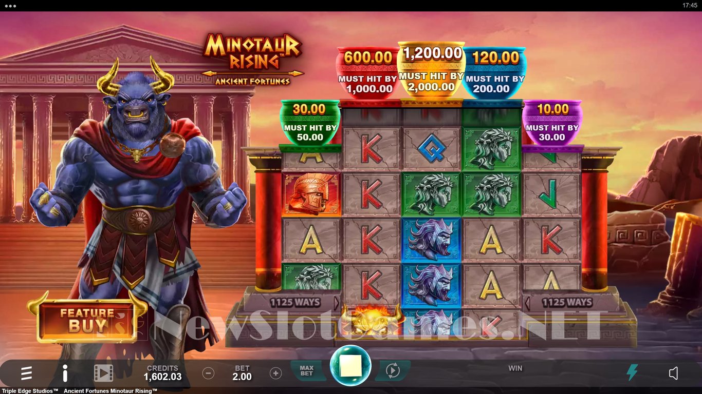 Ancient Fortunes Minotaur Rising Slot Slot Image in Demo - pic. 2