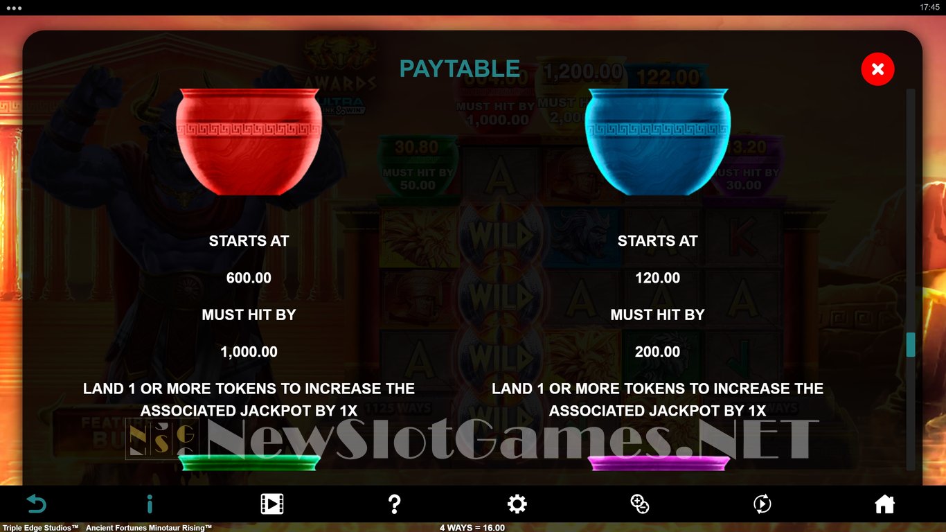 Ancient Fortunes Minotaur Rising Slot Slot Image in Demo - pic. 9