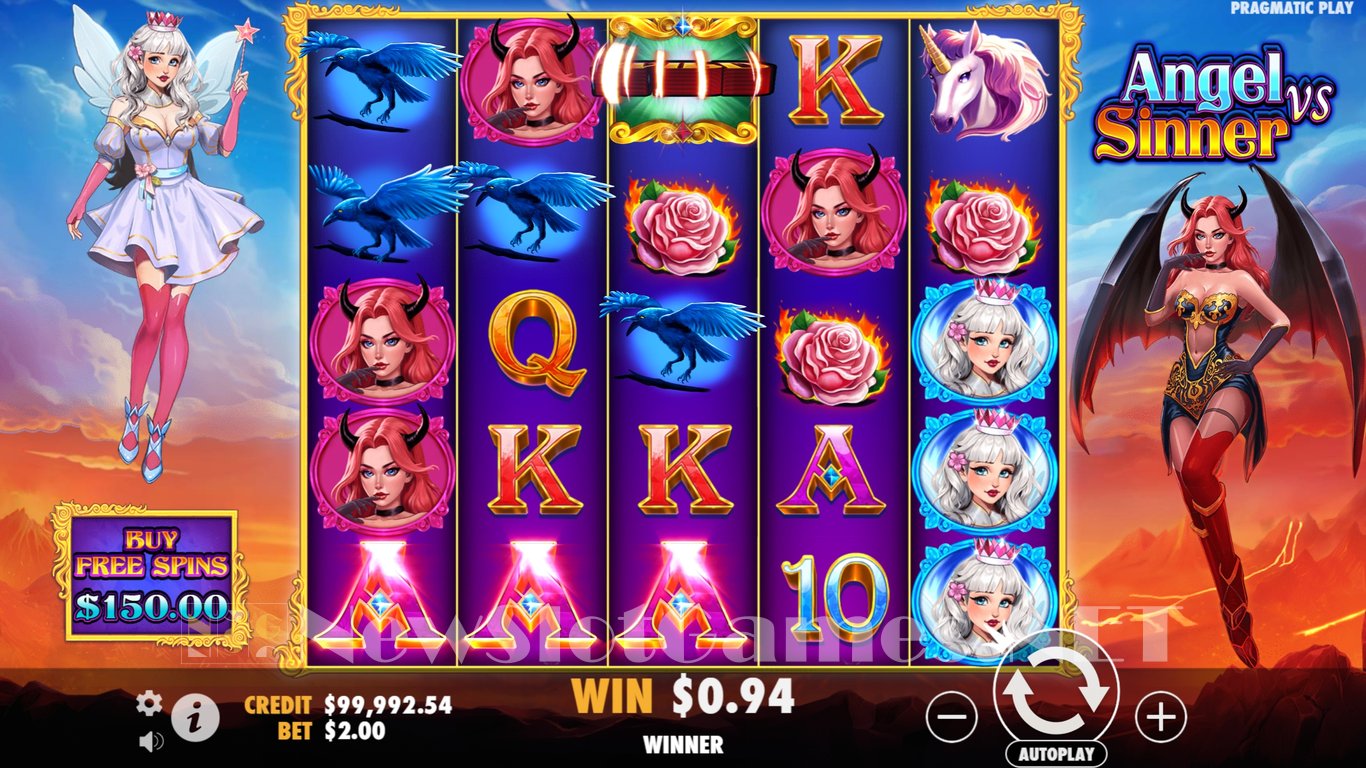 Angel vs Sinner Slot Slot Image in Demo - pic. 2