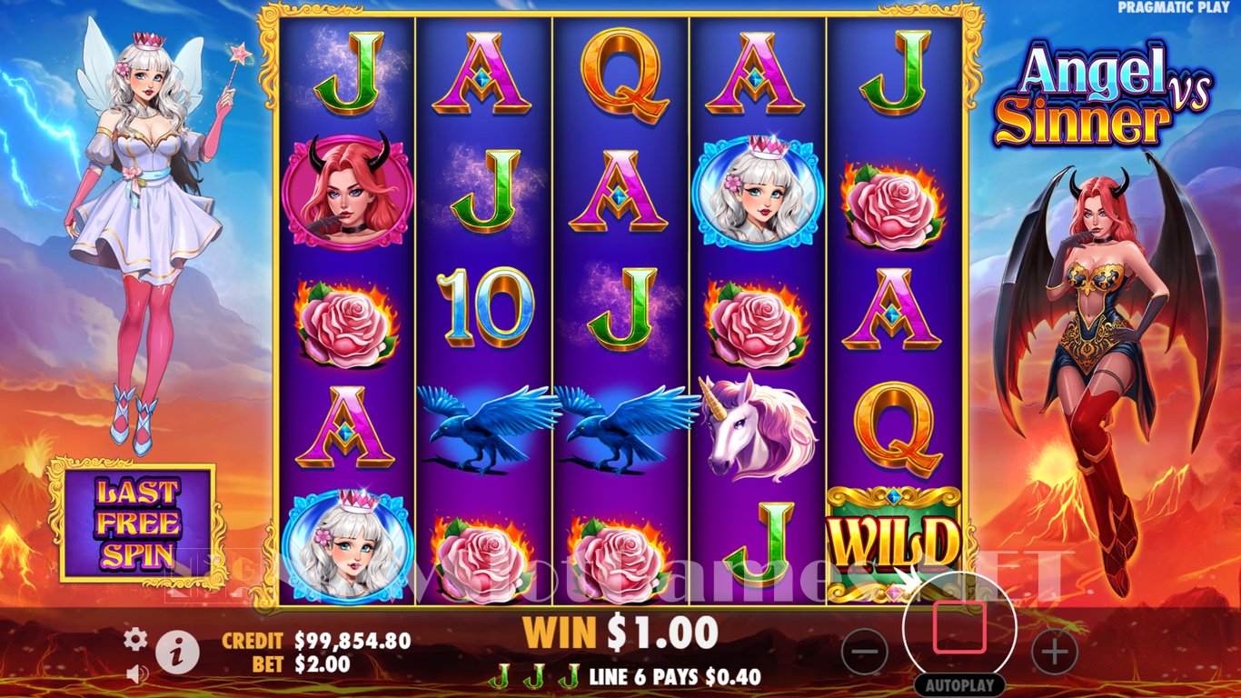 Angel vs Sinner Slot Slot Image in Demo - pic. 8