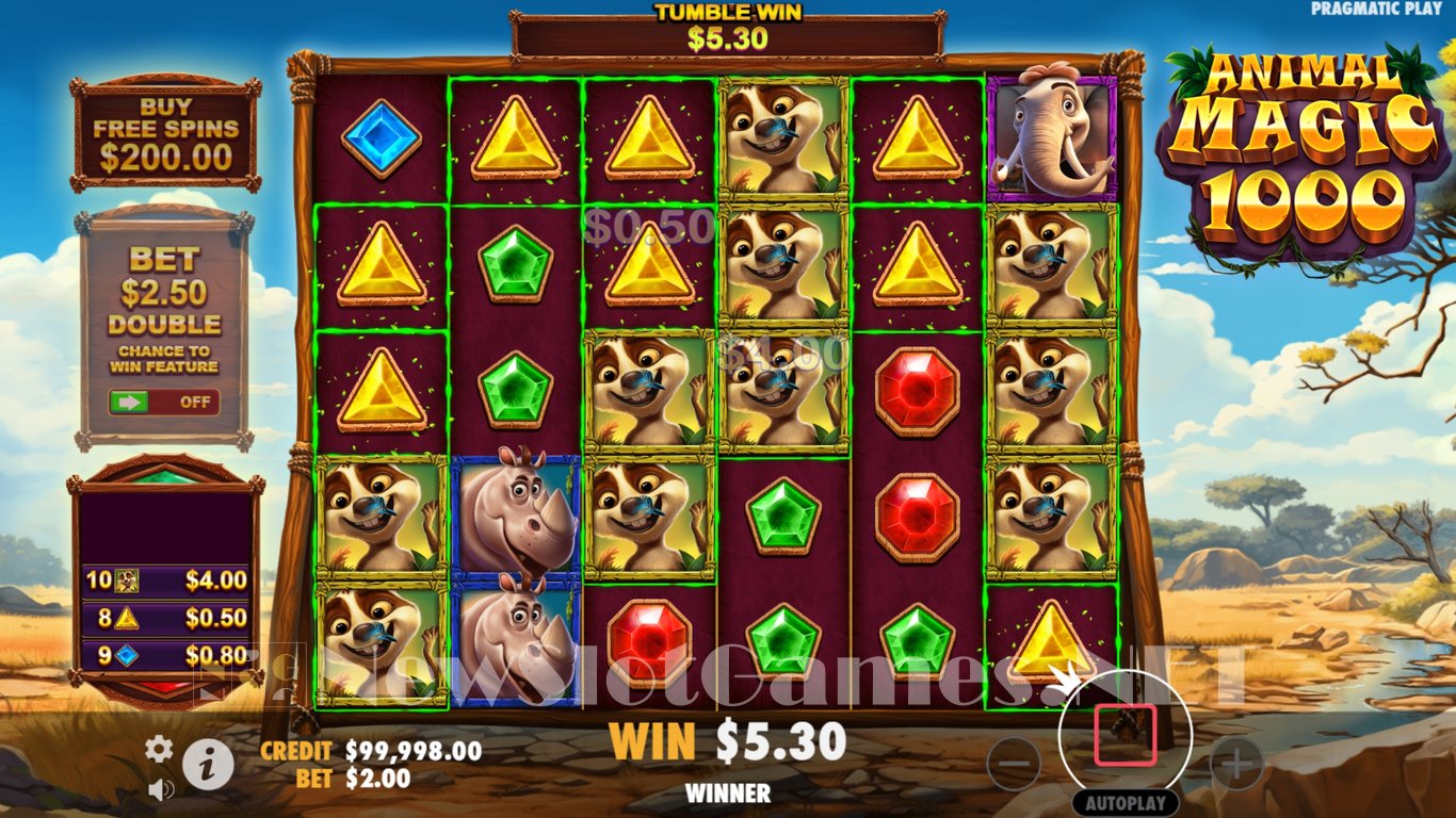 Animal Magic 1000 Slot Demo Image