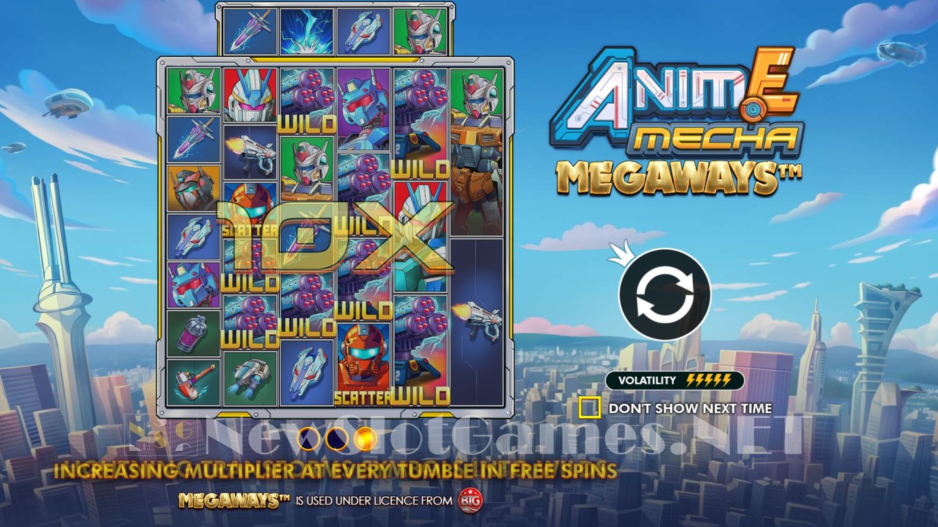 Anime Mecha Megaways Slot Demo Image