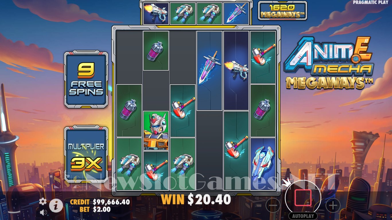 Anime Mecha Megaways Slot Slot Image in Demo - pic. 11