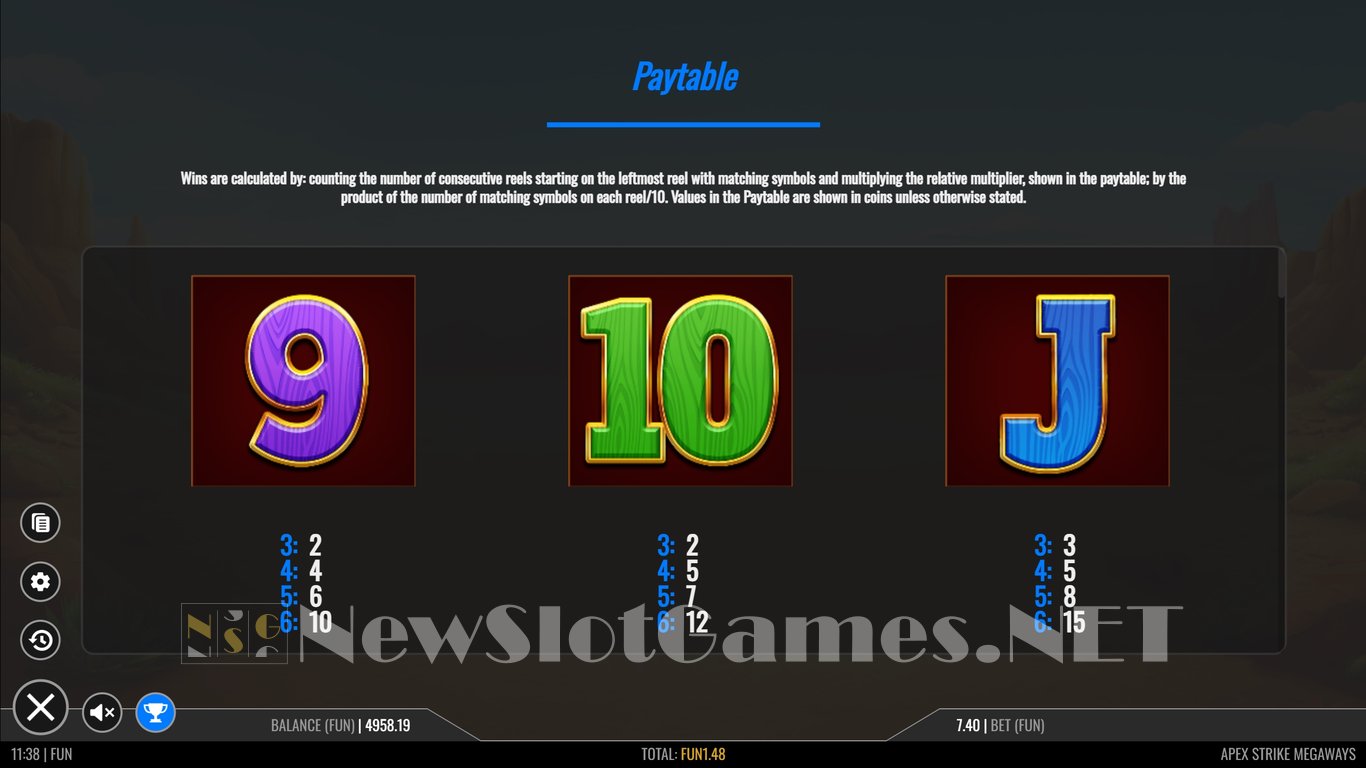 Apex Strike Megaways Slot Slot Image in Demo - pic. 6