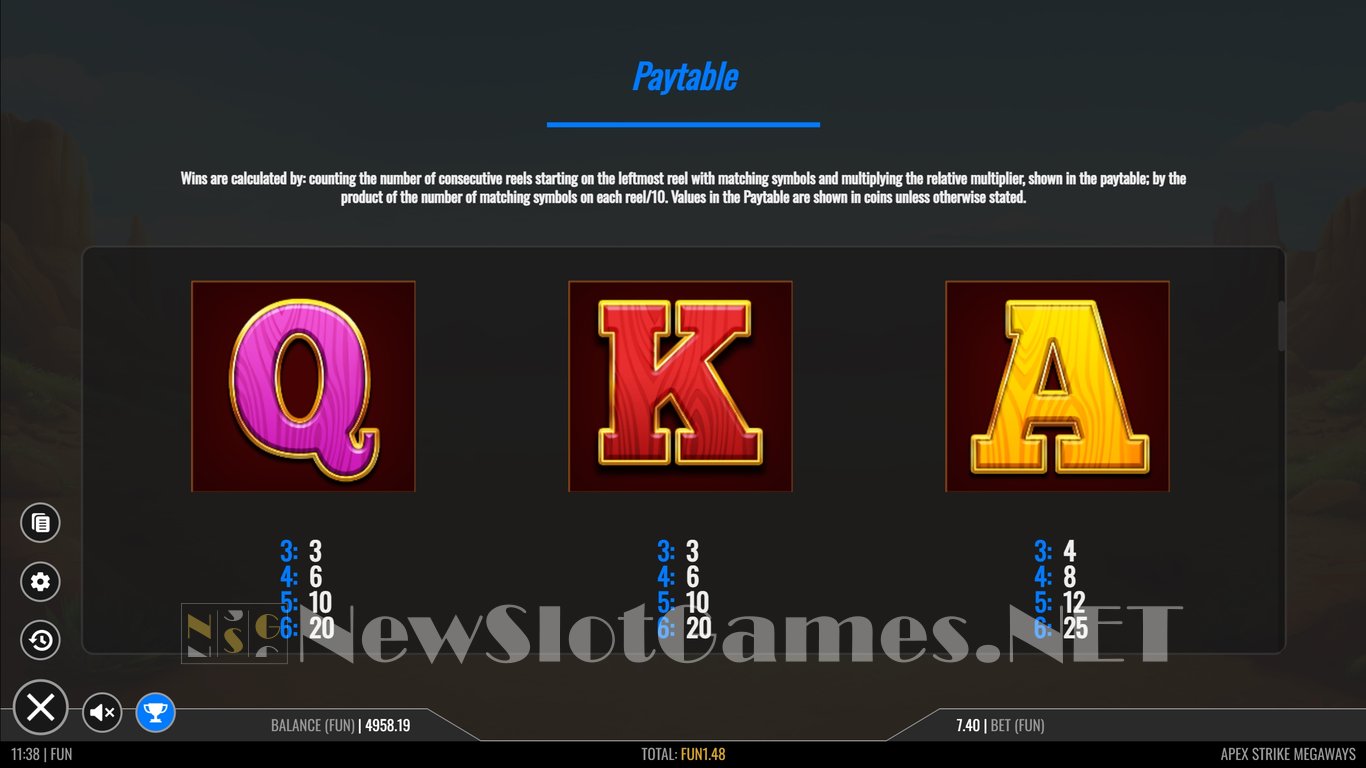 Apex Strike Megaways Slot Slot Image in Demo - pic. 7