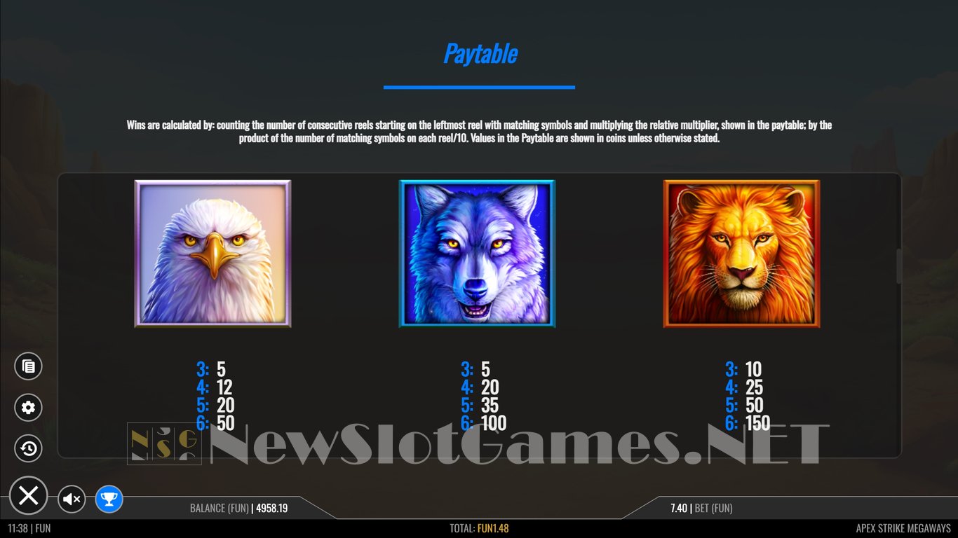 Apex Strike Megaways Slot Slot Image in Demo - pic. 8