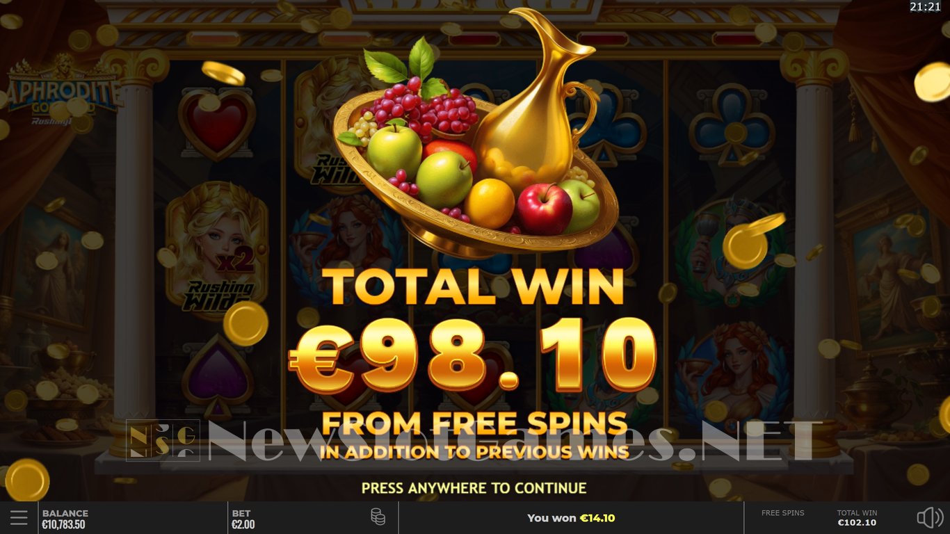 Aphrodite Goes Wild RushingWilds Slot Slot Image in Demo - pic. 12