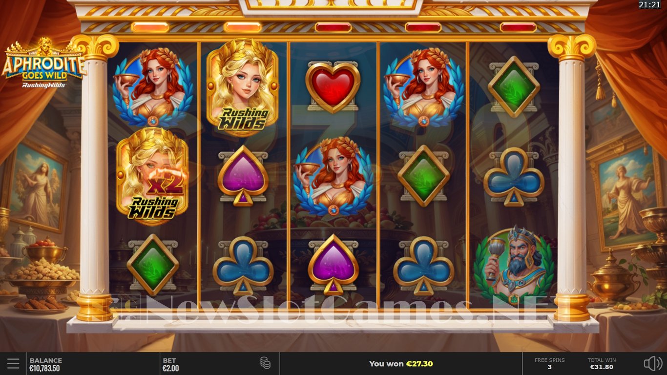 Aphrodite Goes Wild RushingWilds Slot Slot Image in Demo - pic. 13