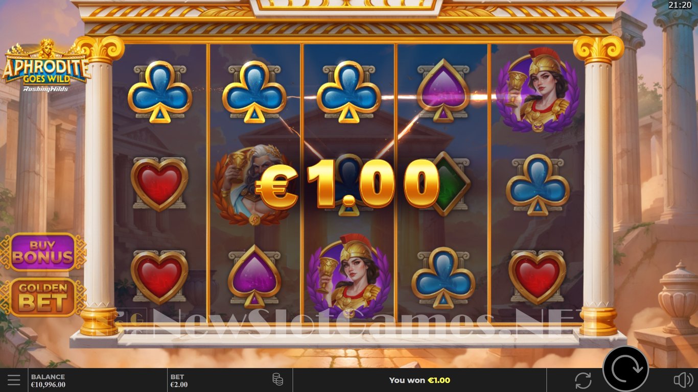 Aphrodite Goes Wild RushingWilds Slot Slot Image in Demo - pic. 3