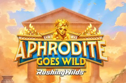 Aphrodite Goes Wild RushingWilds Slot Logo