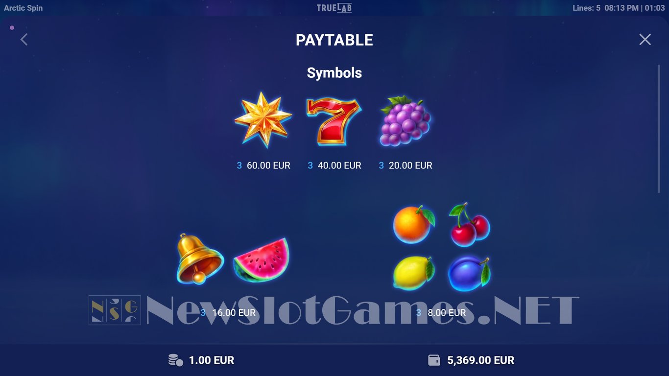 Arctic Spin Slot Slot Image in Demo - pic. 9