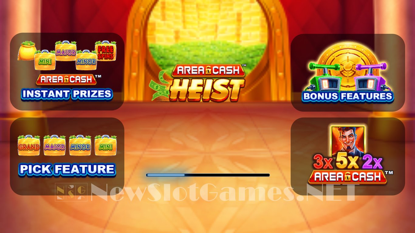 Area Cash Heist Slot Demo Image