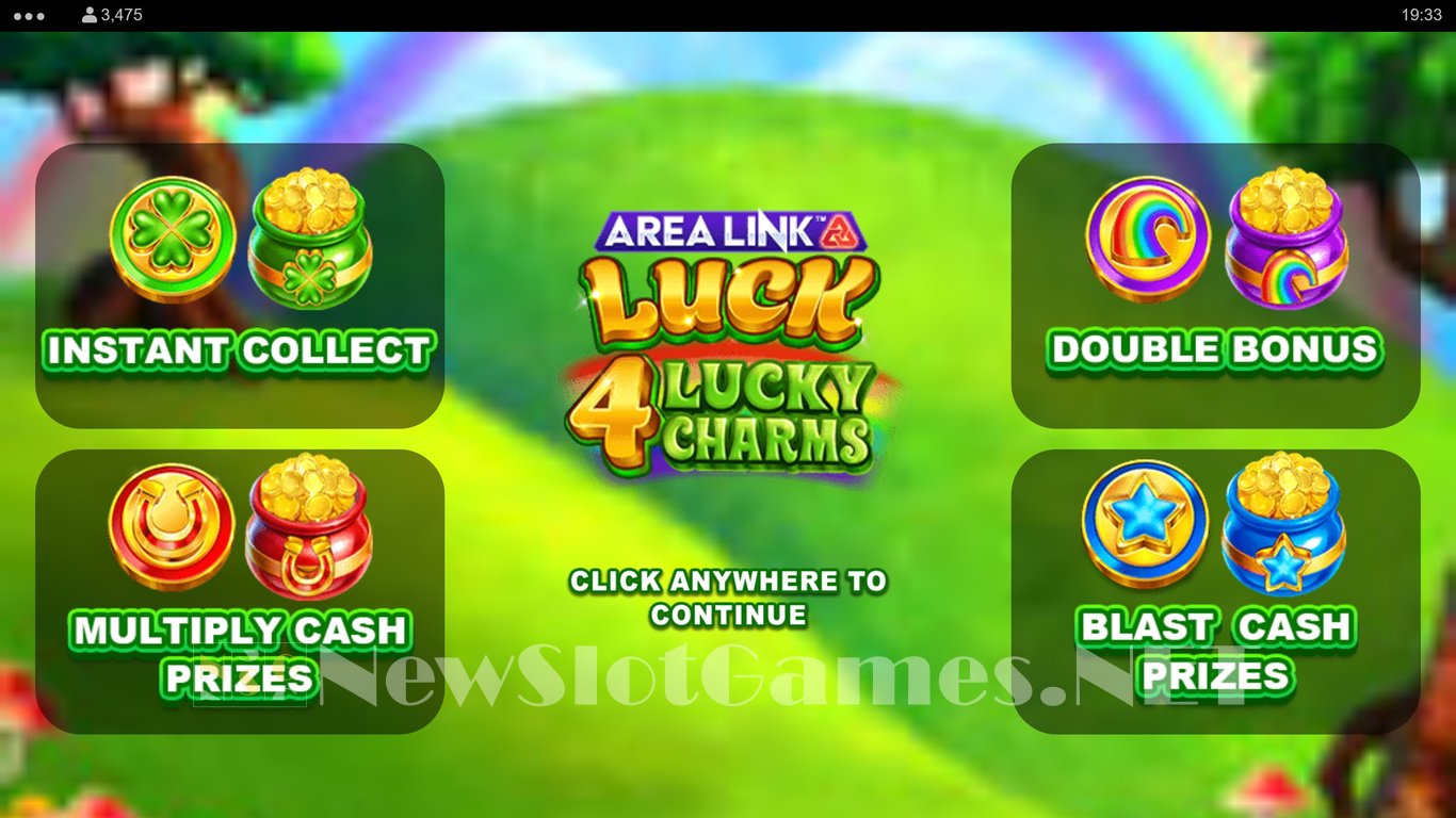 Area Link Luck 4 Lucky Charms Slot Demo Image