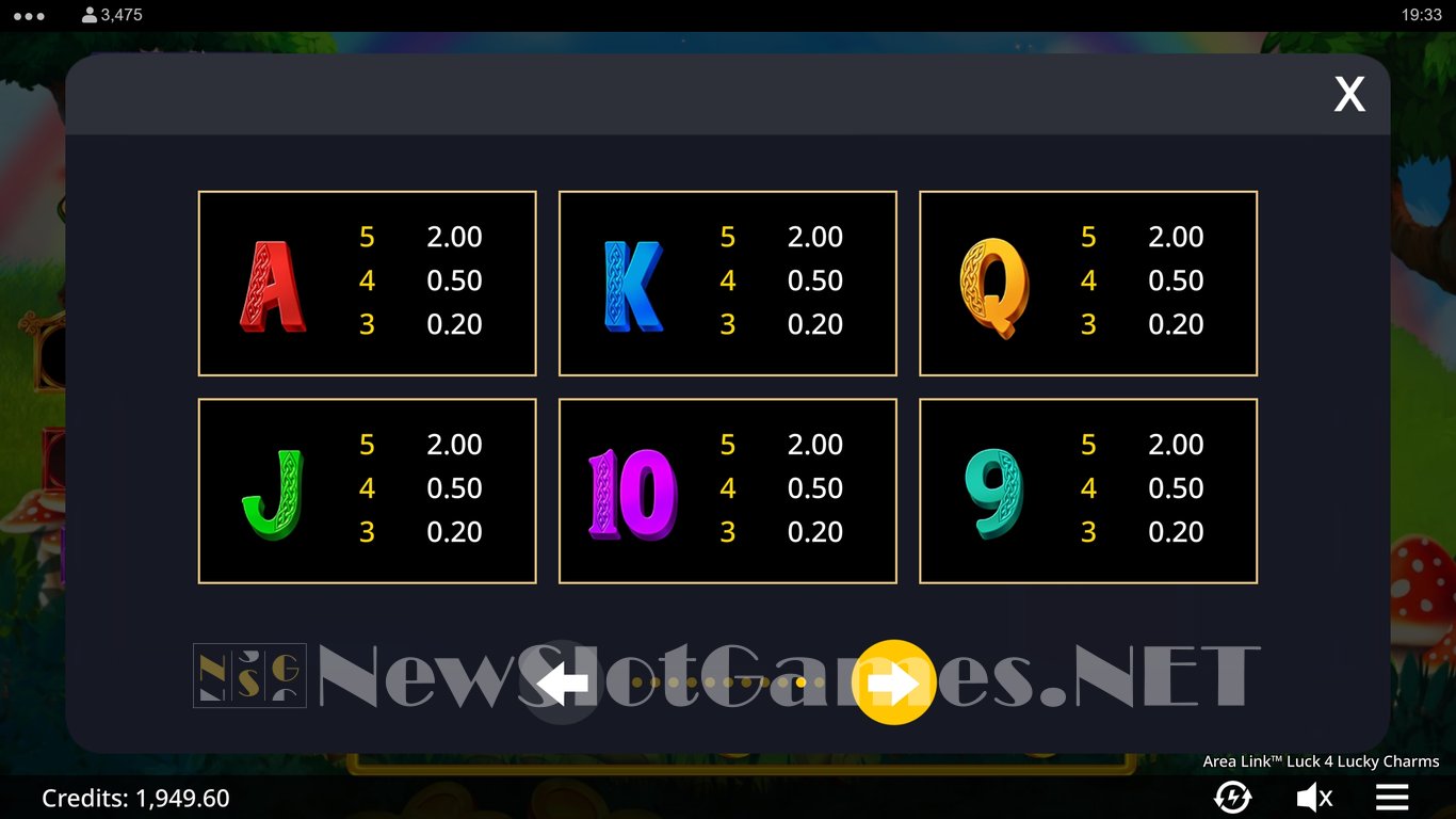 Area Link Luck 4 Lucky Charms Slot Slot Image in Demo - pic. 10