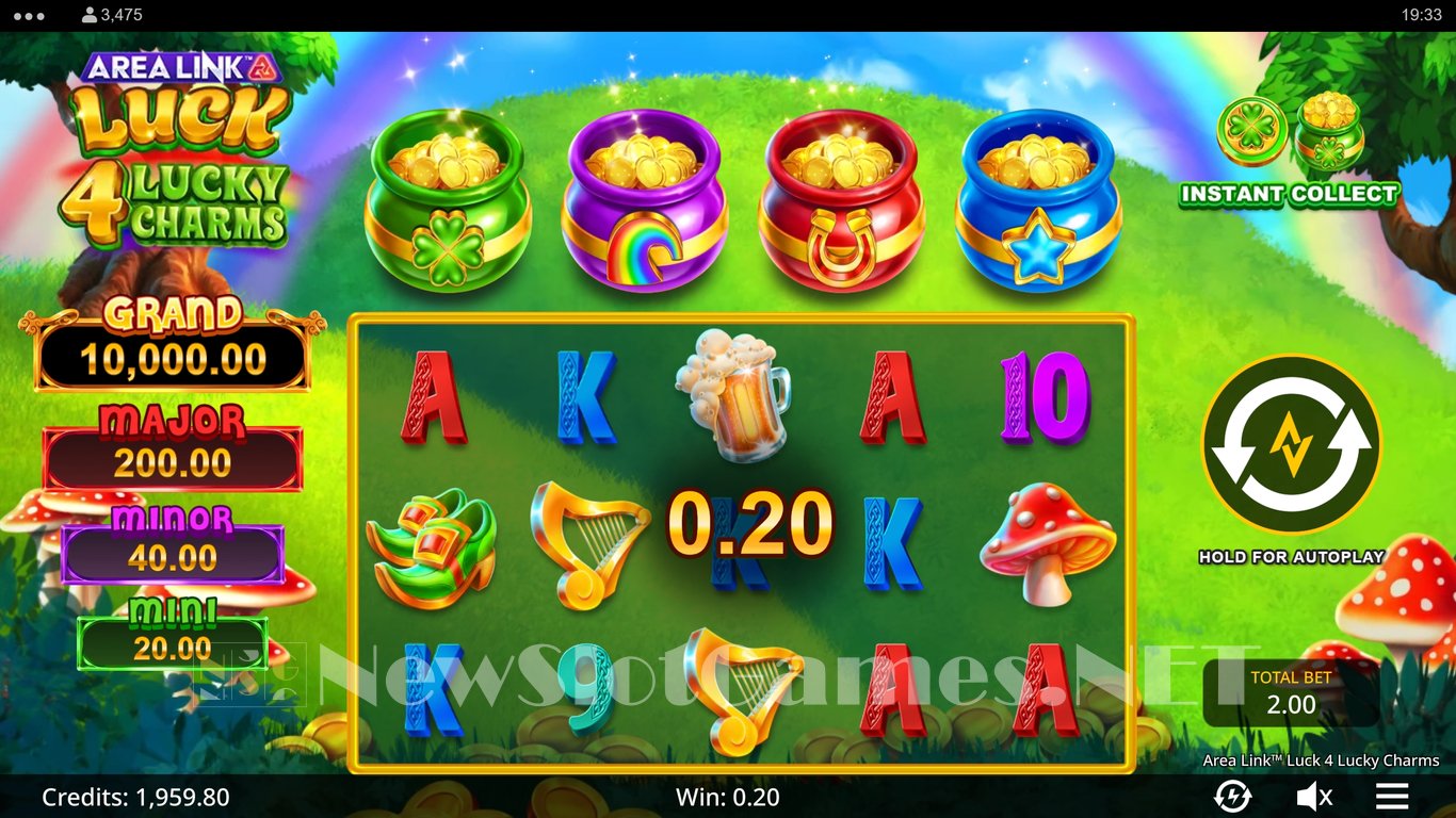 Area Link Luck 4 Lucky Charms Slot Slot Image in Demo - pic. 2