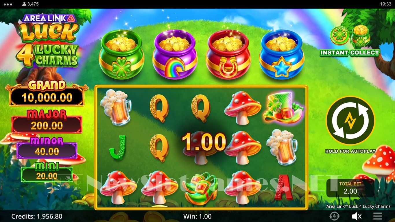 Area Link Luck 4 Lucky Charms Slot Slot Image in Demo - pic. 3