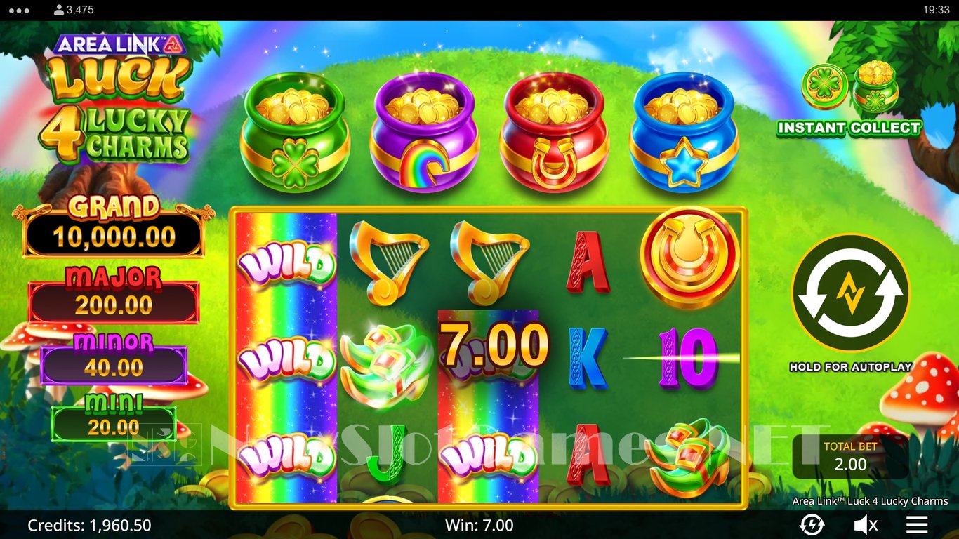 Area Link Luck 4 Lucky Charms Slot Slot Image in Demo - pic. 5