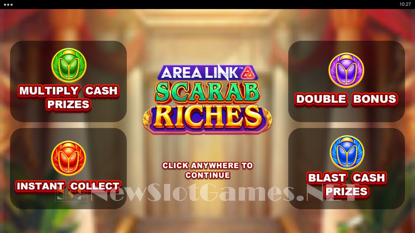 Area Link Scarab Riches Slot Demo Image