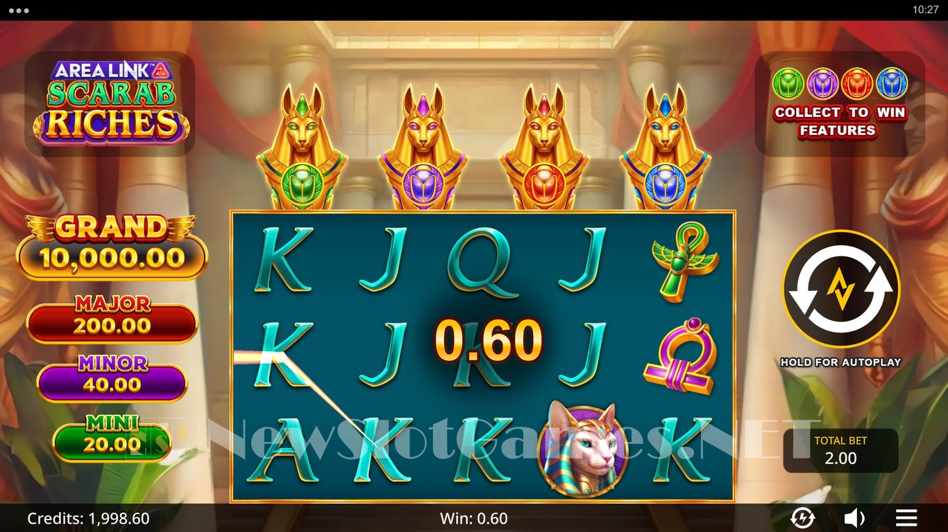 Area Link Scarab Riches Slot Slot Image in Demo - pic. 2