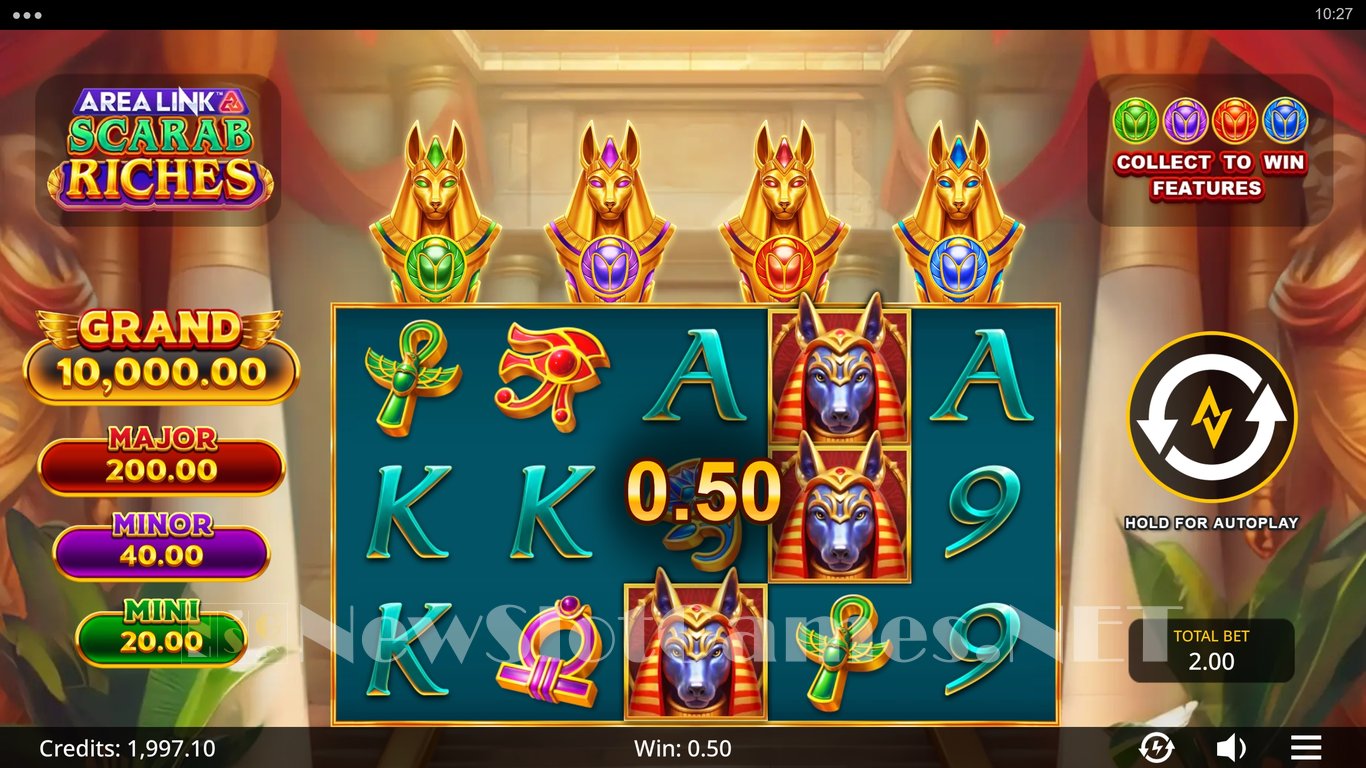 Area Link Scarab Riches Slot Slot Image in Demo - pic. 3