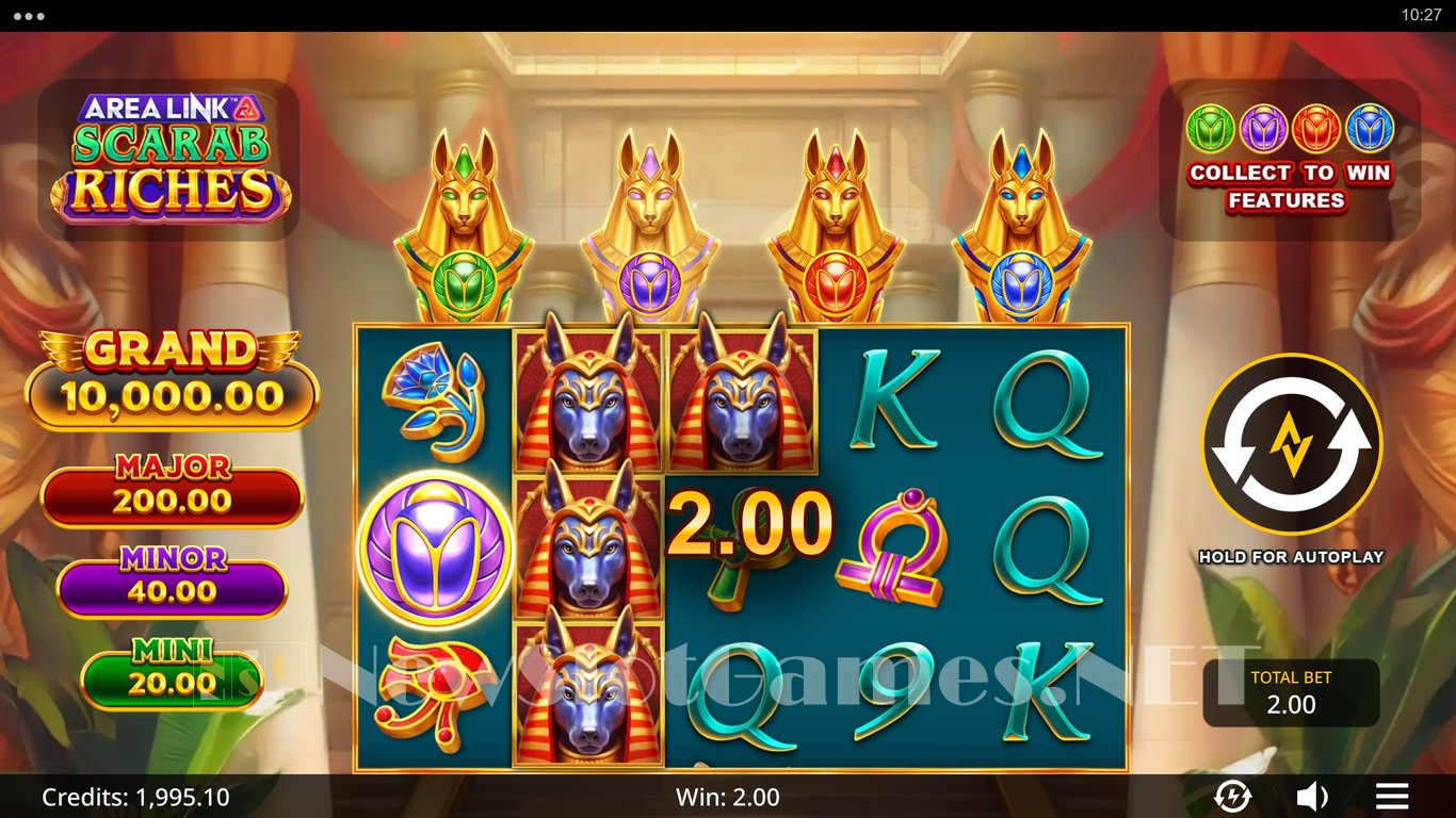 Area Link Scarab Riches Slot Slot Image in Demo - pic. 5
