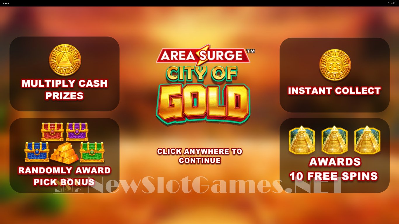 Area Surge City of Gold Slot Demo Image